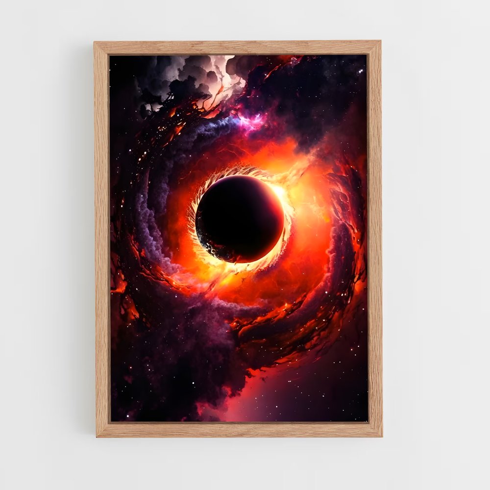 Poster énigmatique du trou noir (vue 4)